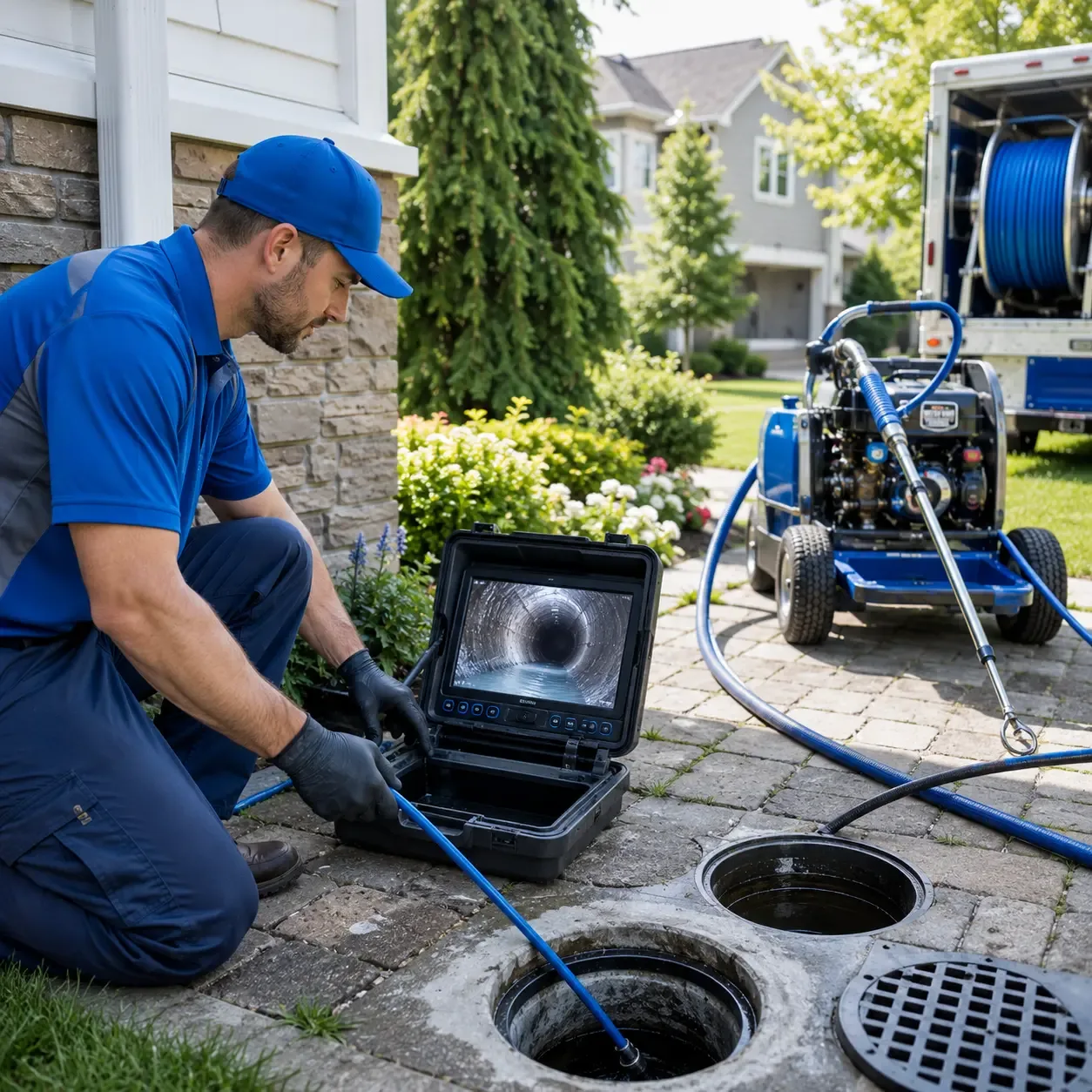 Outdoor drain cleaning professionals serving Fairchild Air Force Base, WA